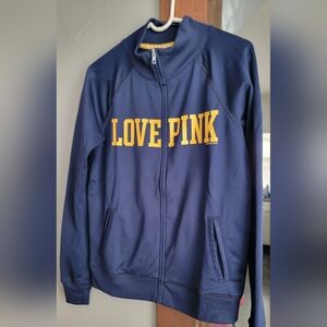 Women's Track Jacket LOVE PINK WVU